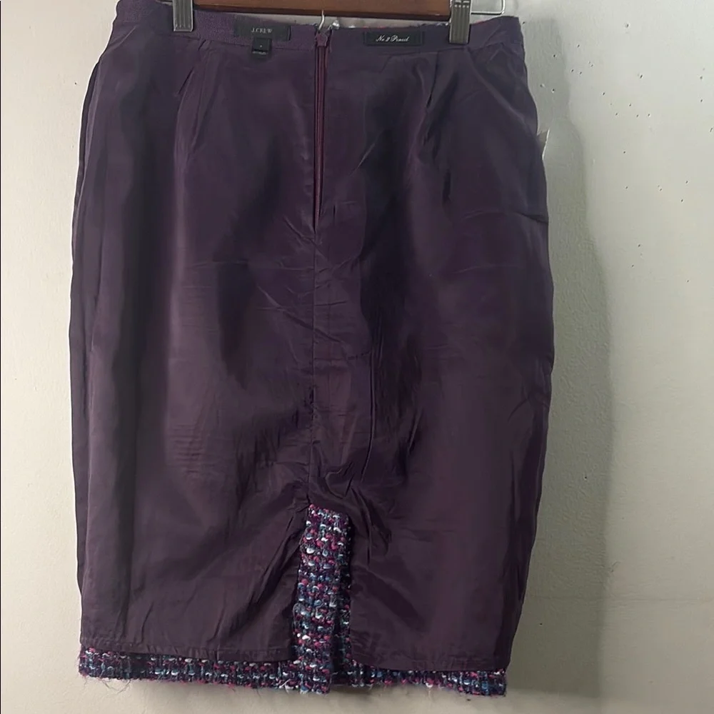 J. Crew Multicolor Tweed Pencil Skirt